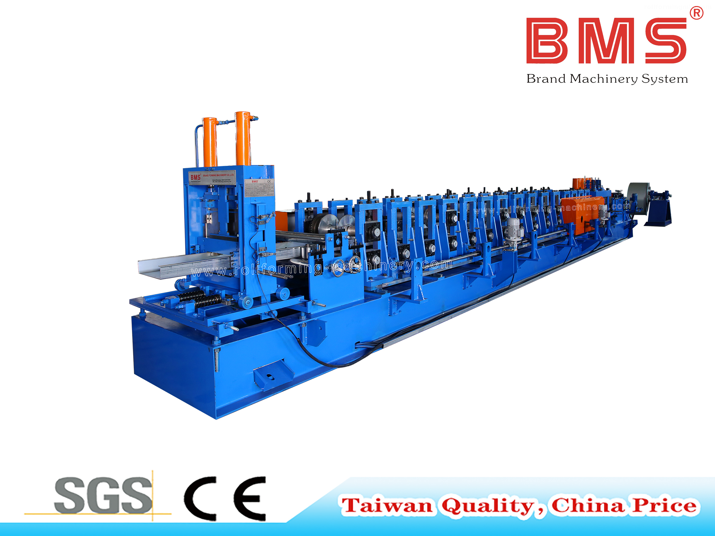 Customzied Automatic C Purlin Roll Forming Machine For CU80-300 Profile ...